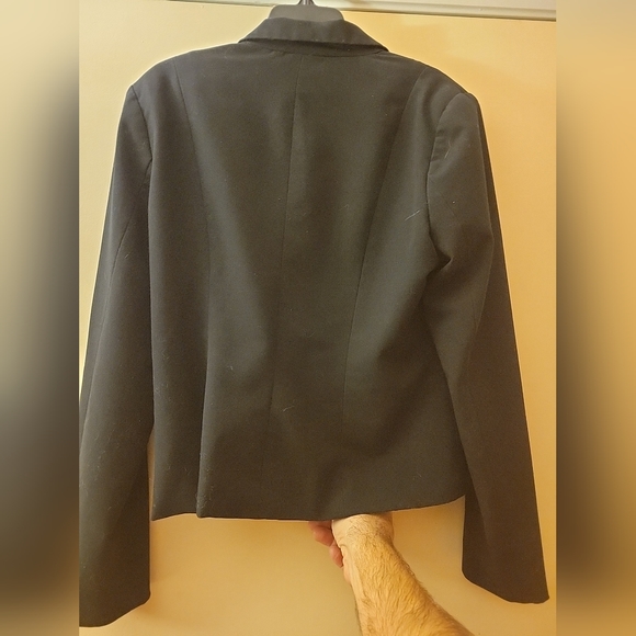 Ladies Worthington black Size L.  Blazer jacket - Picture 2 of 5